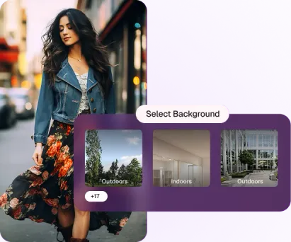 AI Fashions Model Hero