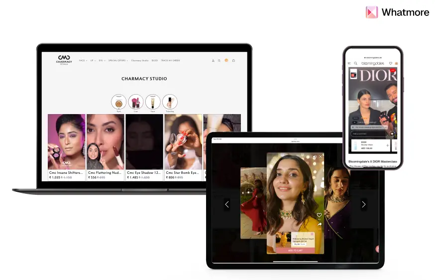 Whatmore Shoppable Videos Platform