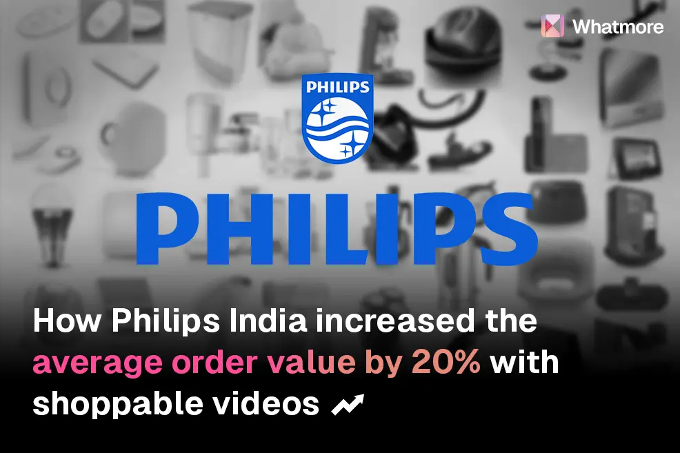 How Philips India increased the average order value by 20% with shoppable videos